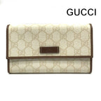 Gucci GG Supreme Logo Wallet White
