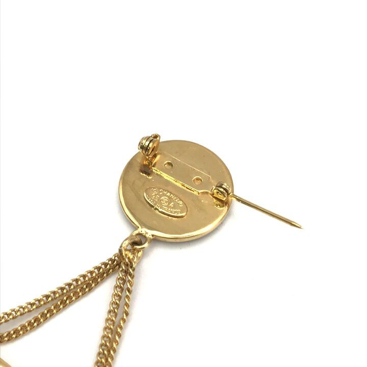 Chanel Quilted CC Logo Bag Shape Brooch — view 6