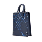 Louis Vuitton Monogram Water Color Sac Plat Messenger 2-Way Shoulder Bag Navy — view 2