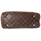 Louis Vuitton Monogram Pallas 2-Way Shoulder Bag Brown Red Leather Gold — view 4