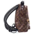 Louis Vuitton Monogram Palm Springs Mini Backpack Mini Bag Brown Black Leather — view 3