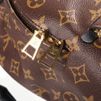 Louis Vuitton Monogram Palm Springs Mini Backpack Mini Bag Brown Black Leather — view 6