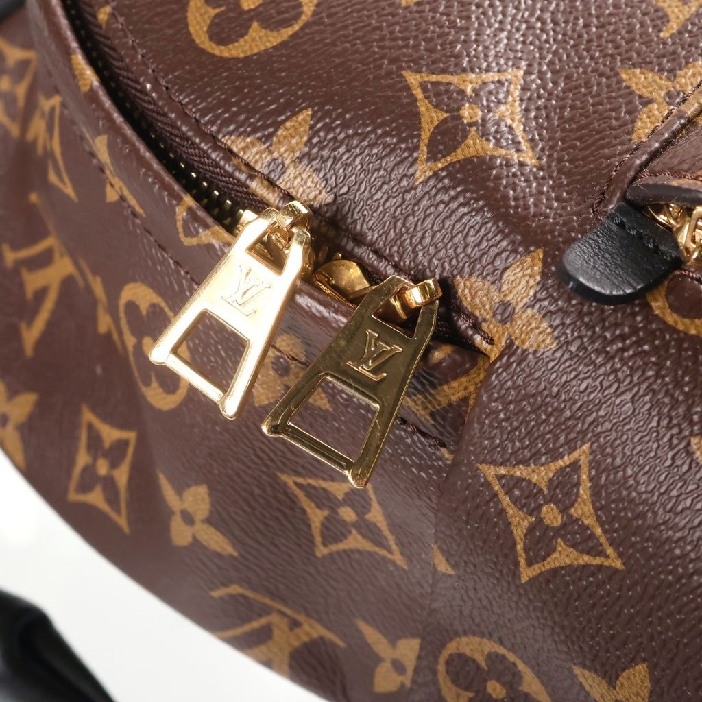 Louis Vuitton Monogram Palm Springs Mini Backpack Mini Bag Brown Black Leather — view 6