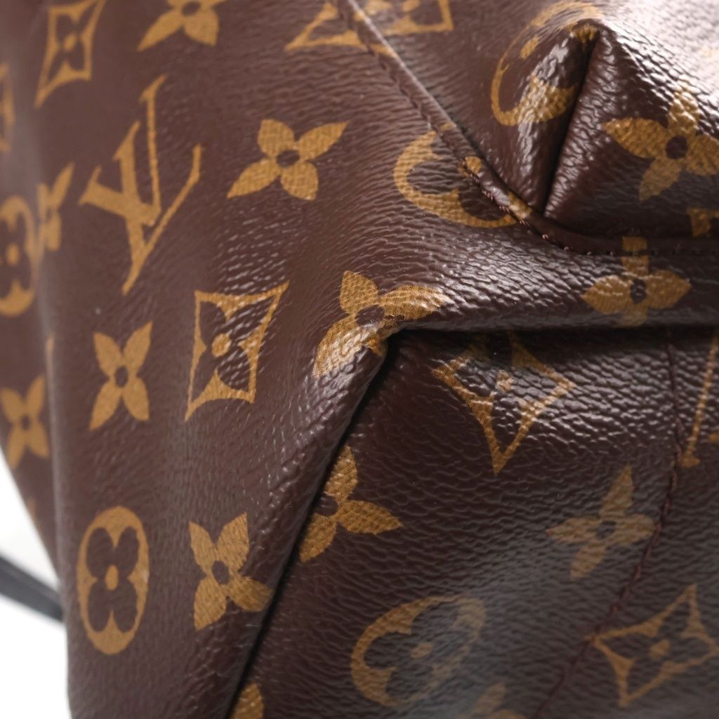 Louis Vuitton Monogram Palm Springs Mini Backpack Mini Bag Brown Black Leather — view 5