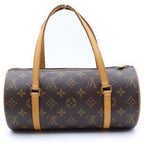 Louis Vuitton Monogram Papillon 26 Leather Handbag Brown — view 2