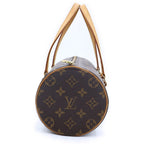 Louis Vuitton Monogram Papillon 26 Leather Handbag Brown — view 3