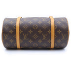 Louis Vuitton Monogram Papillon 26 Leather Handbag Brown — view 4