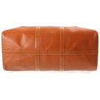 Louis Vuitton Epi Keepall 50 Travel Bag Brown Orange Leather Gold — view 4