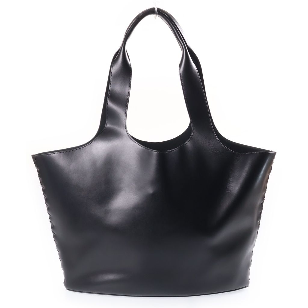 Bottega Veneta Medium Creek Tote Bag Black Leather