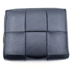 Bottega Veneta Intrecciato Bifold Wallet Compact Black