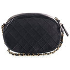 Chanel Big Coco Camera Bag Chain Black Lambskin Gold — view 2