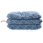 Loewe Goya Puffer Denim Chain Shoulder Handbag 2-Way Blue Strap 2 Bag — view 4