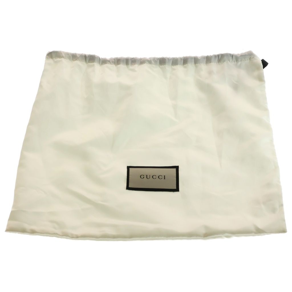 Gucci Shoulder Bag White Leather with GG Marmont Chain — view 8