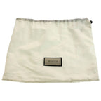 Gucci Shoulder Bag White Leather with GG Marmont Chain — view 8