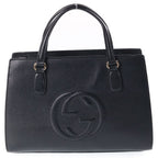 Gucci Soho 2-Way Bag Black Leather
