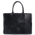 Bottega Veneta Arco Small Calfskin Leather Tote Bag Black