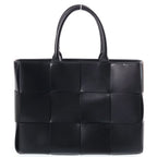Bottega Veneta Arco Small Calfskin Leather Tote Bag Black