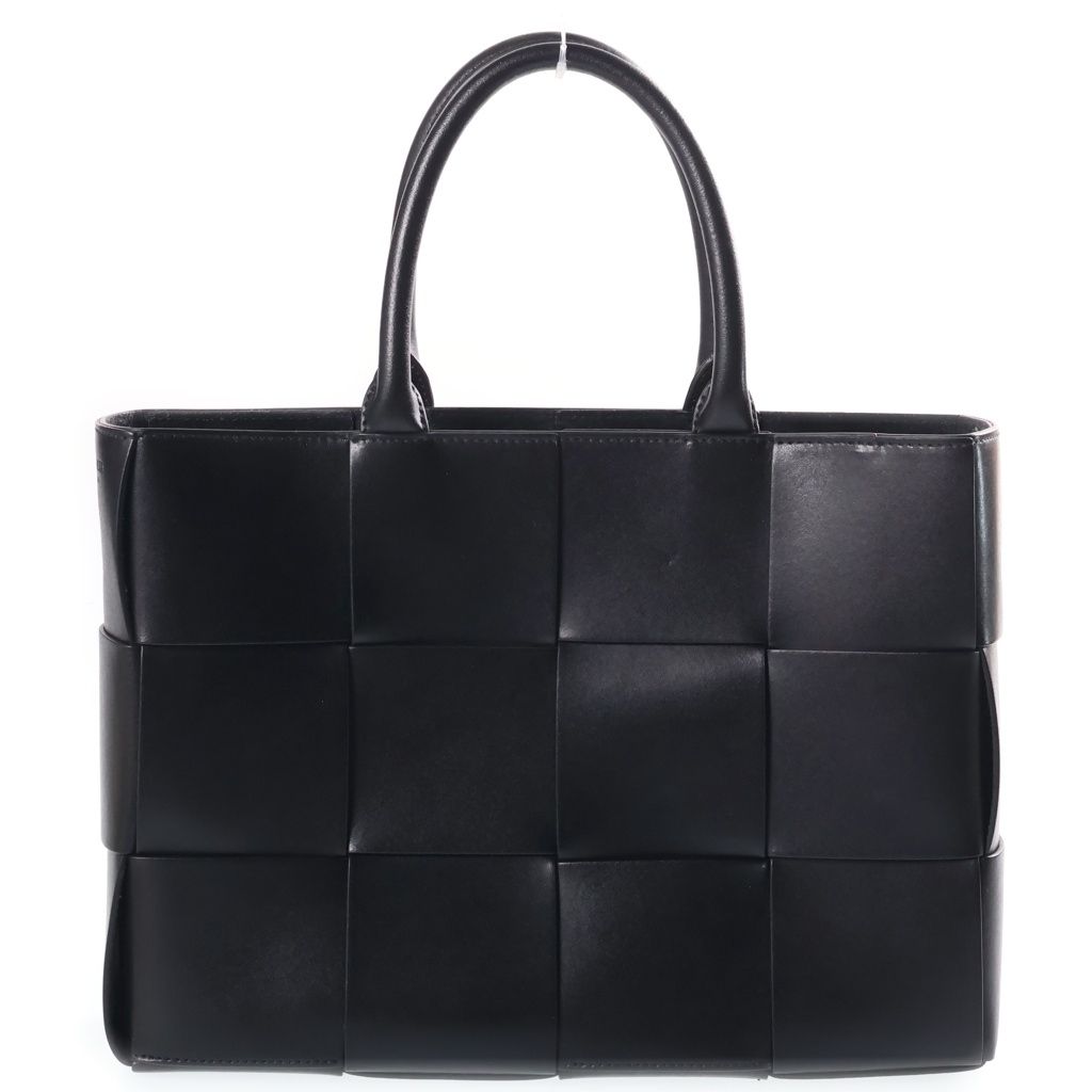 Bottega Veneta Arco Small Calfskin Leather Tote Bag Black