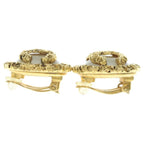 Chanel CC Logo Lava Faux Pearl Earrings 93A — view 4