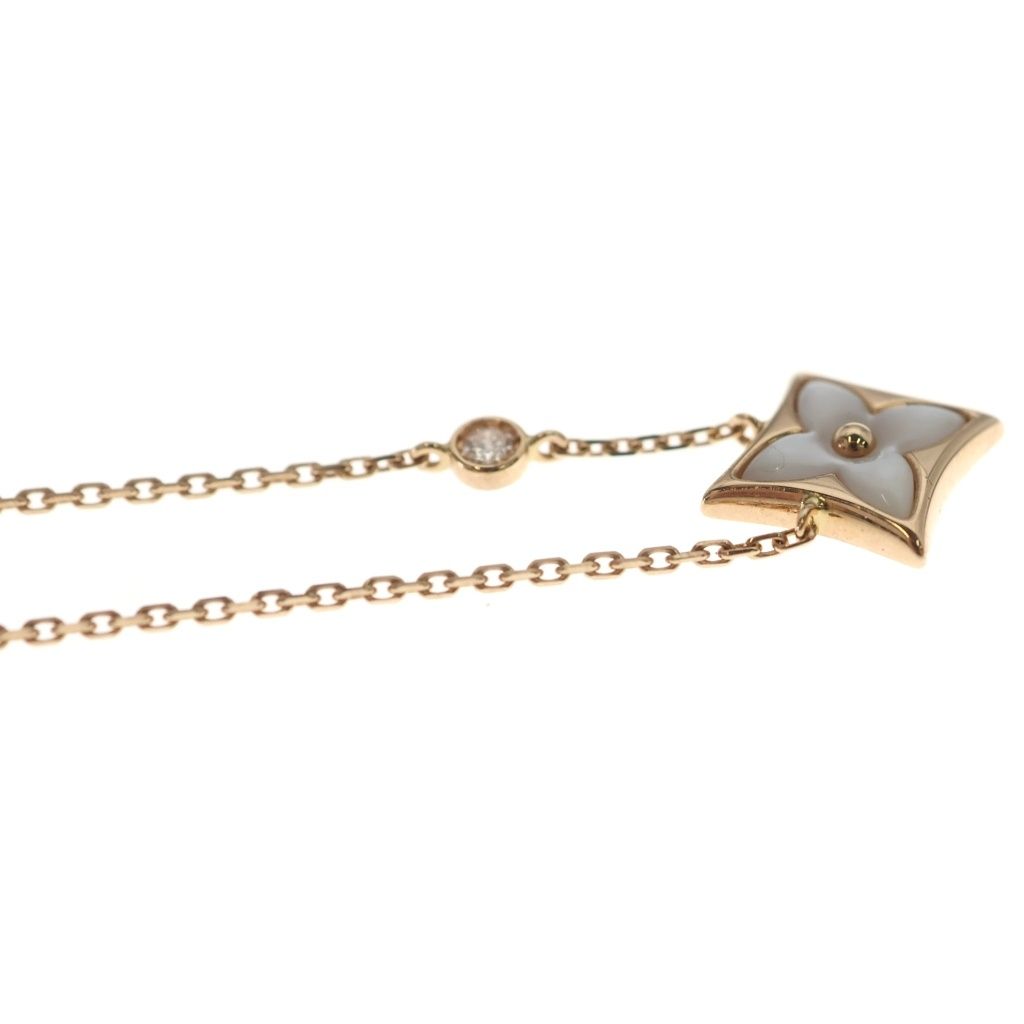 Louis Vuitton Blossom BB Mother of Pearl Diamond Necklace — view 5