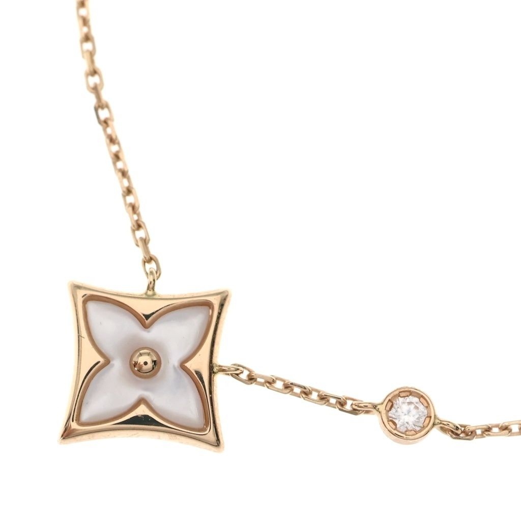 Louis Vuitton Blossom BB Mother of Pearl Diamond Necklace