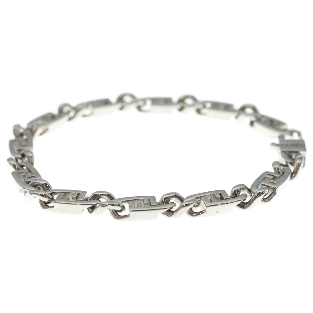 Fendi O'lock FF Logo Bracelet Silver — view 4