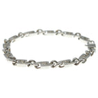 Fendi O'lock FF Logo Bracelet Silver — view 4