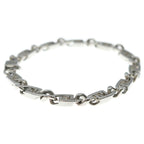 Fendi O'lock FF Logo Bracelet Silver — view 3