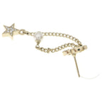 Chanel CC Logo Rhinestone Pearl Earrings — view 5