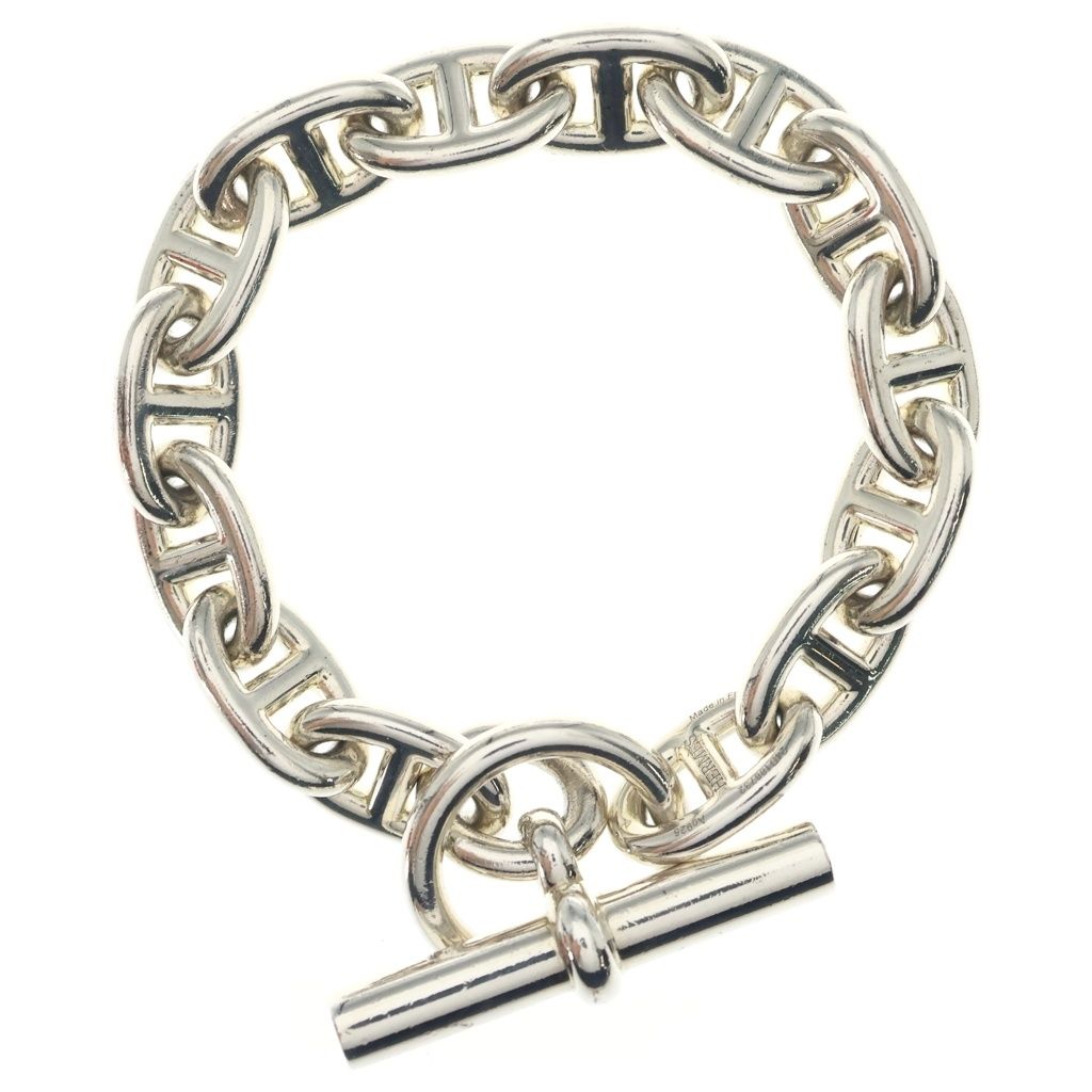 Hermes Chaine D'ancre MM Bracelet 14 Links Silver