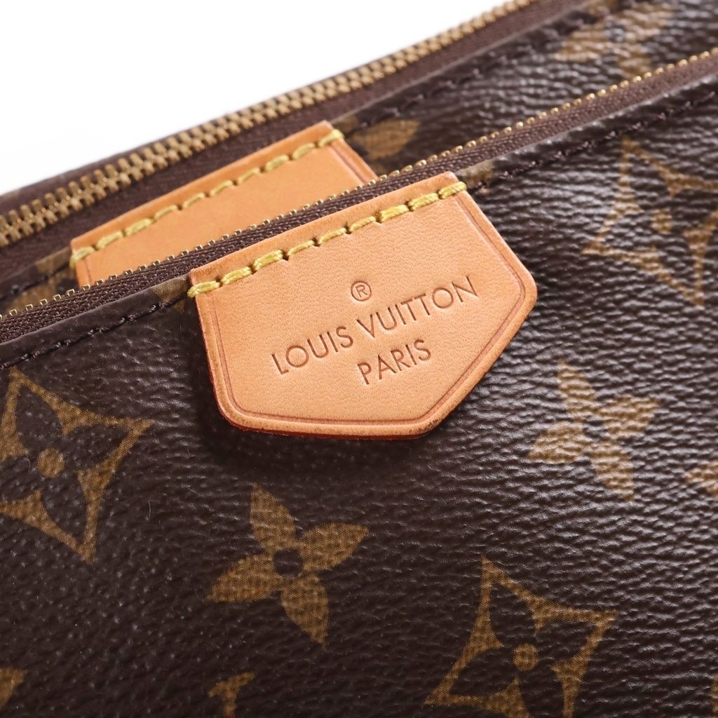 Louis Vuitton Monogram Multi Pochette Accessoires Shoulder Bag Brown Leather — view 6