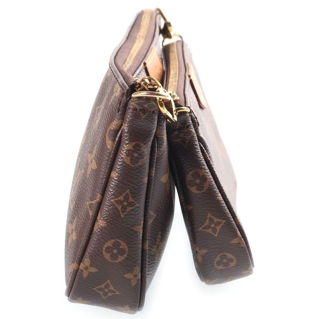 Louis Vuitton Monogram Multi Pochette Accessoires Shoulder Bag Brown Leather — view 3