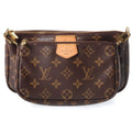 Louis Vuitton Monogram Multi Pochette Accessoires Shoulder Bag Brown Leather