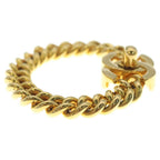 Chanel CC Logo Turnlock Bracelet Gold Plated 95A — view 3