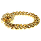 Chanel CC Logo Turnlock Bracelet Gold Plated 95A — view 4