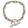 Hermes Martin Margiela Era Chaine D'ancre PM Bracelet Chain Silver 18 Links