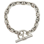 Hermes Martin Margiela Era Chaine D'ancre PM Bracelet Chain Silver 18 Links
