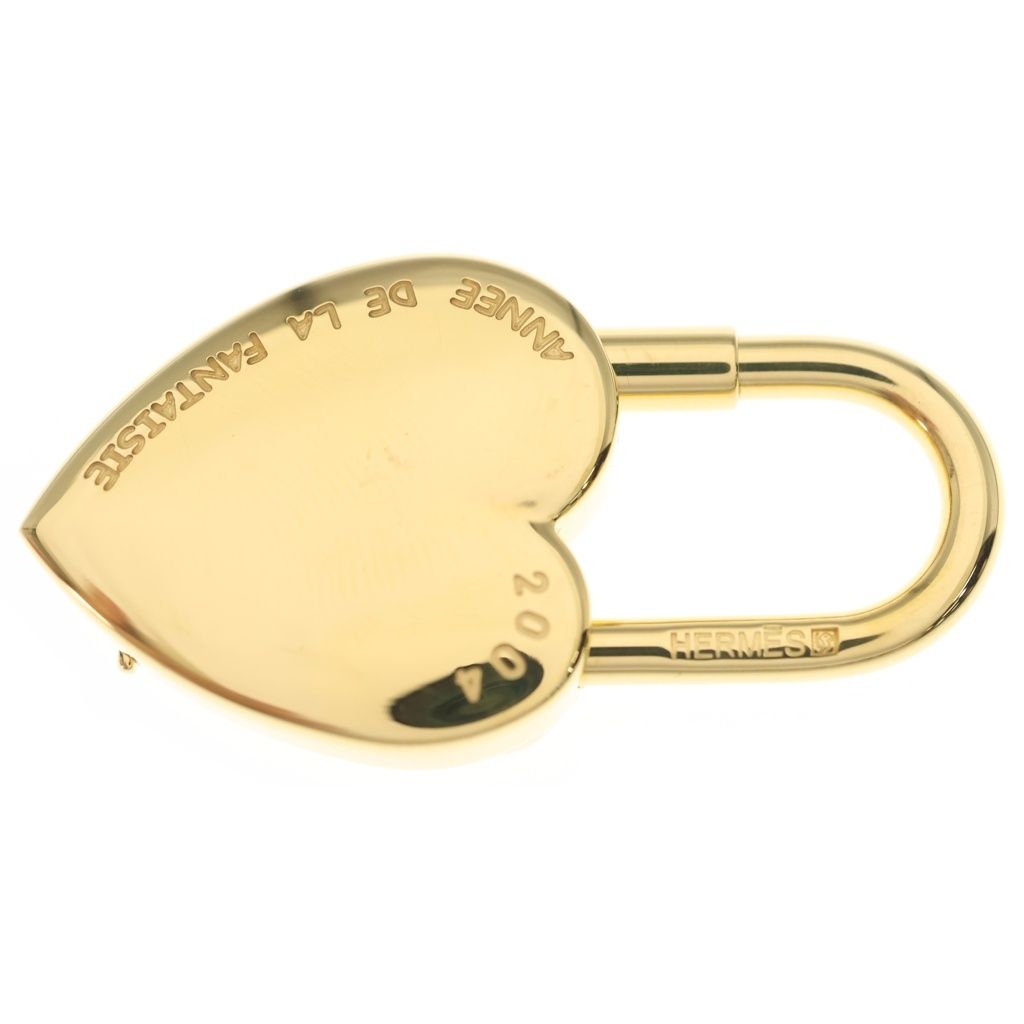 Hermes Annee de la Heart Fantasy Padlock Gold — view 5