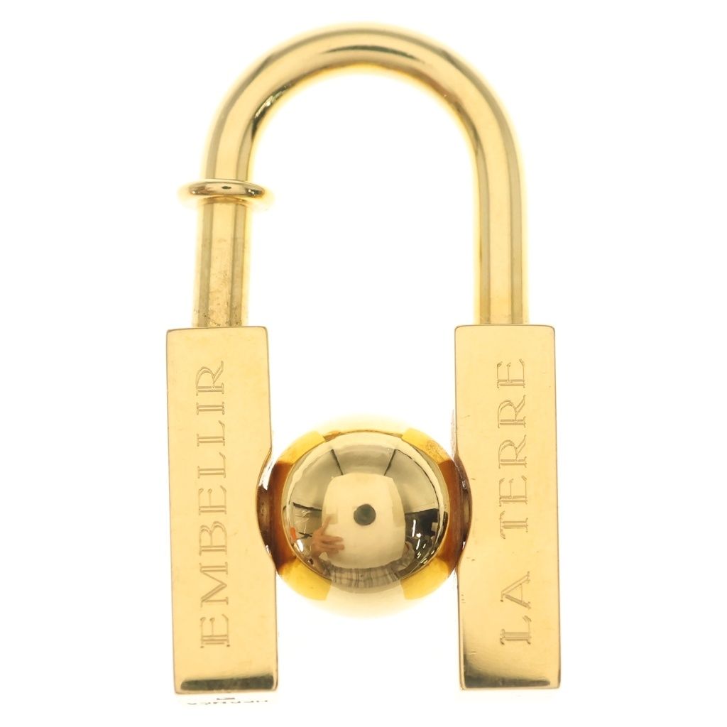 Hermes L'homme Peut Embellir la Terre 2001 Cadena Padlock Gold — view 2