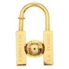 Hermes L'homme Peut Embellir la Terre 2001 Cadena Padlock Gold — view 2