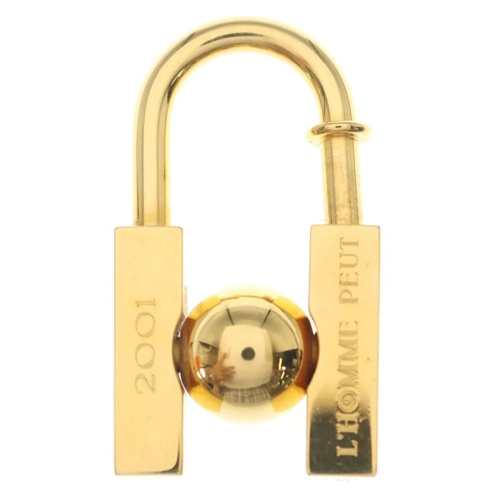 Hermes L'homme Peut Embellir la Terre 2001 Cadena Padlock Gold