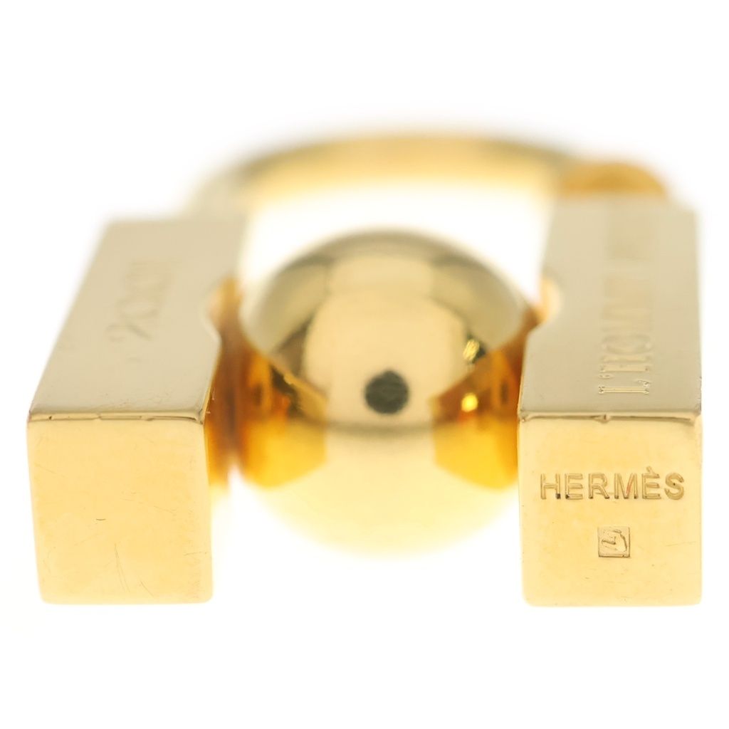 Hermes L'homme Peut Embellir la Terre 2001 Cadena Padlock Gold — view 5