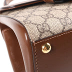Gucci Horsebit Mini Top Handle 1955 Shoulder Bag Beige — view 5