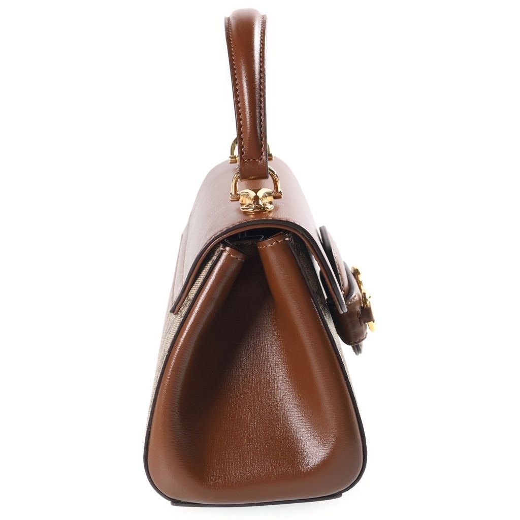 Gucci Horsebit Mini Top Handle 1955 Shoulder Bag Beige — view 3