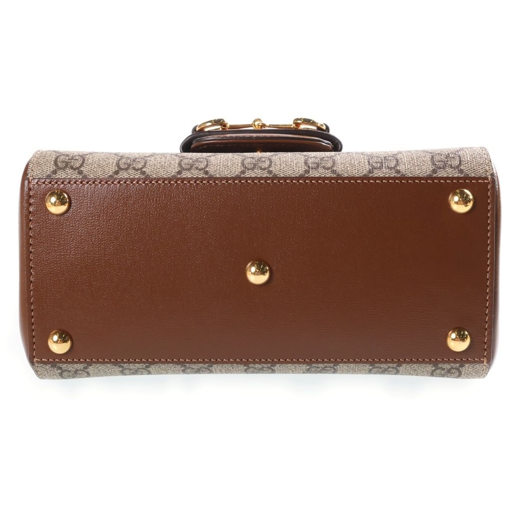 Gucci Horsebit Mini Top Handle 1955 Shoulder Bag Beige — view 4