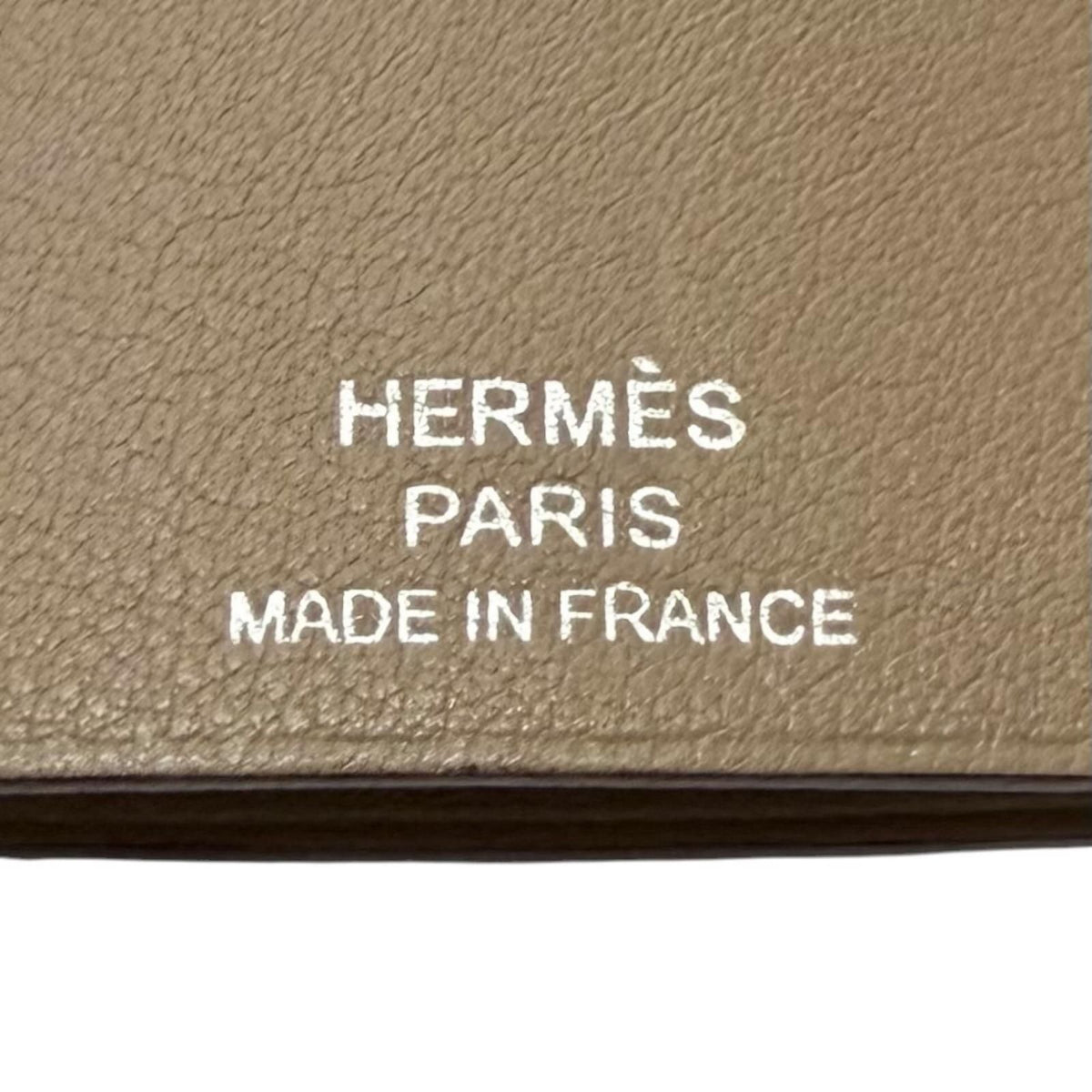 Hermes Veau Swift Large Clochette Necklace Etoupe — view 6