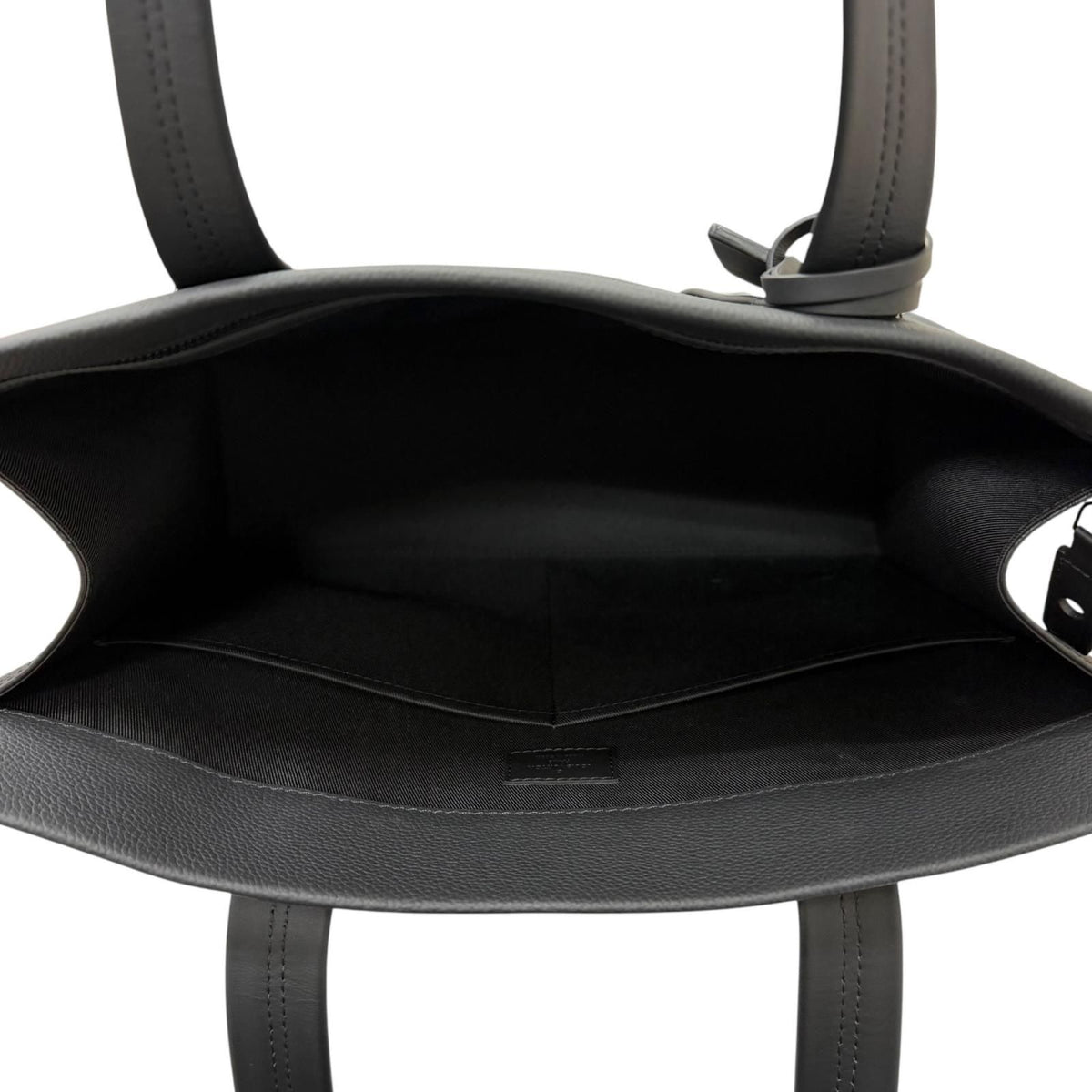 Louis Vuitton LV Aerogram Takeoff Leather Tote Bag Black — view 5