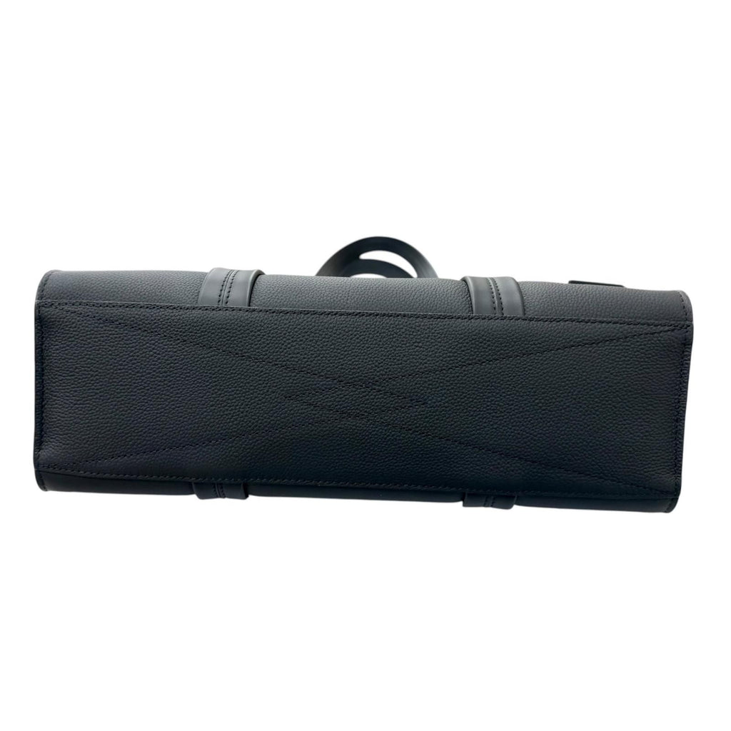 Louis Vuitton LV Aerogram Takeoff Leather Tote Bag Black — view 6