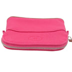 Hermes Bolide Pouch Mini Hibiscus Pink Orange Canvas — view 6