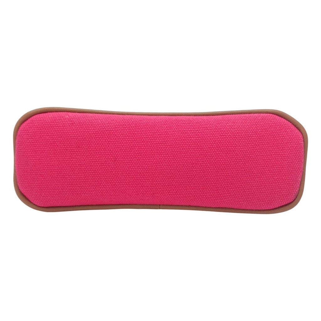 Hermes Bolide Pouch Mini Hibiscus Pink Orange Canvas — view 5